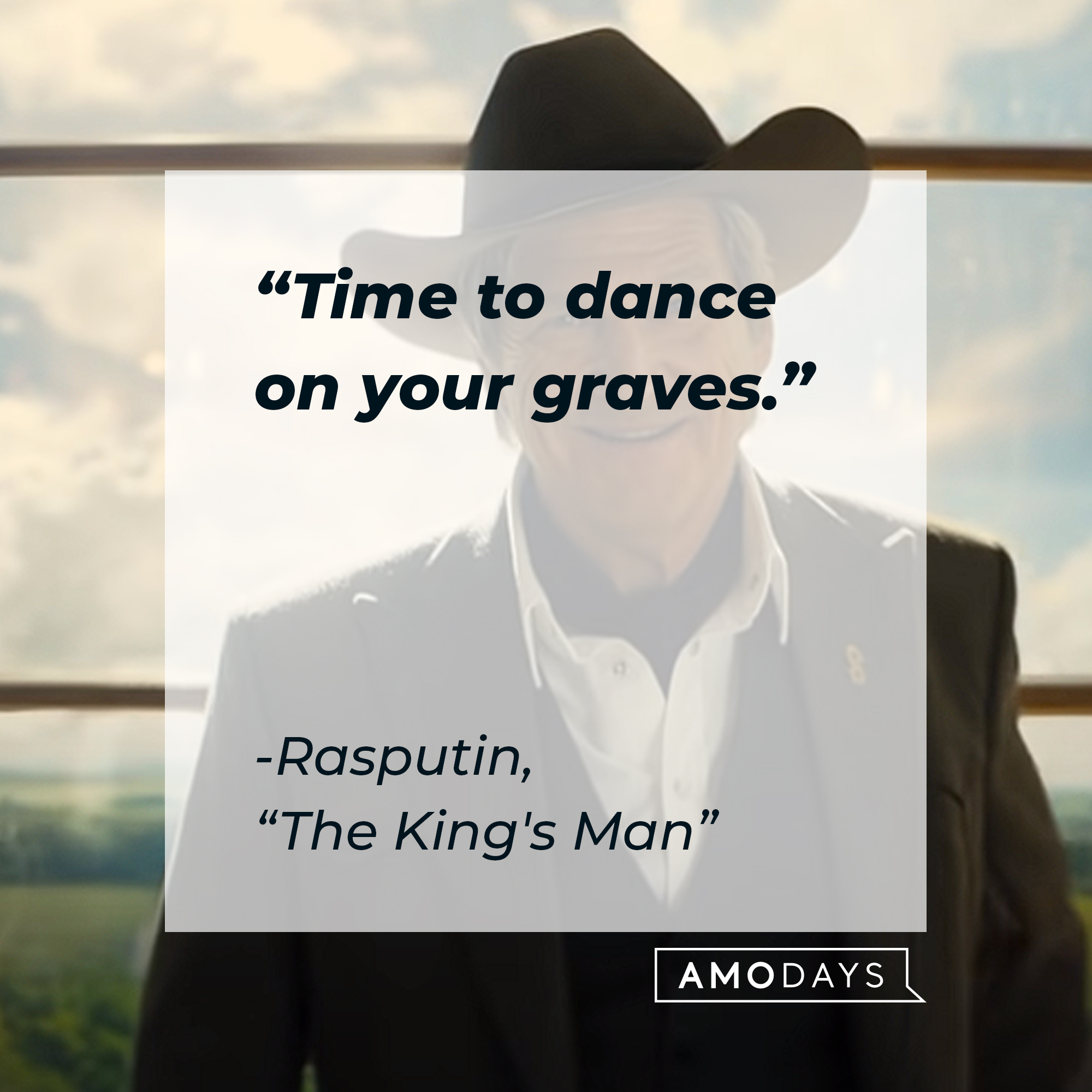 Rasputin's quote, The King's Man: "Time to dance on your graves" | Image: YouTube / 20thCenturyStudios