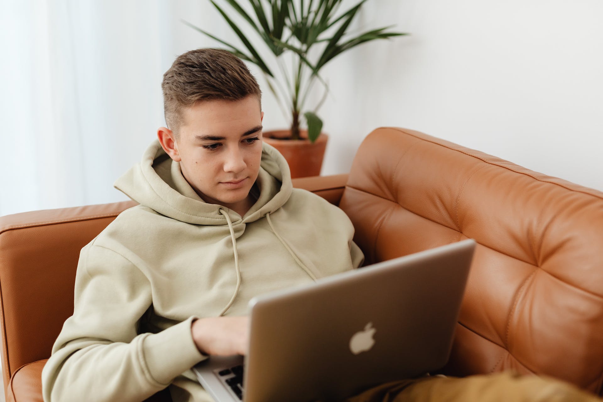 A boy using a laptop | Source: Pexels