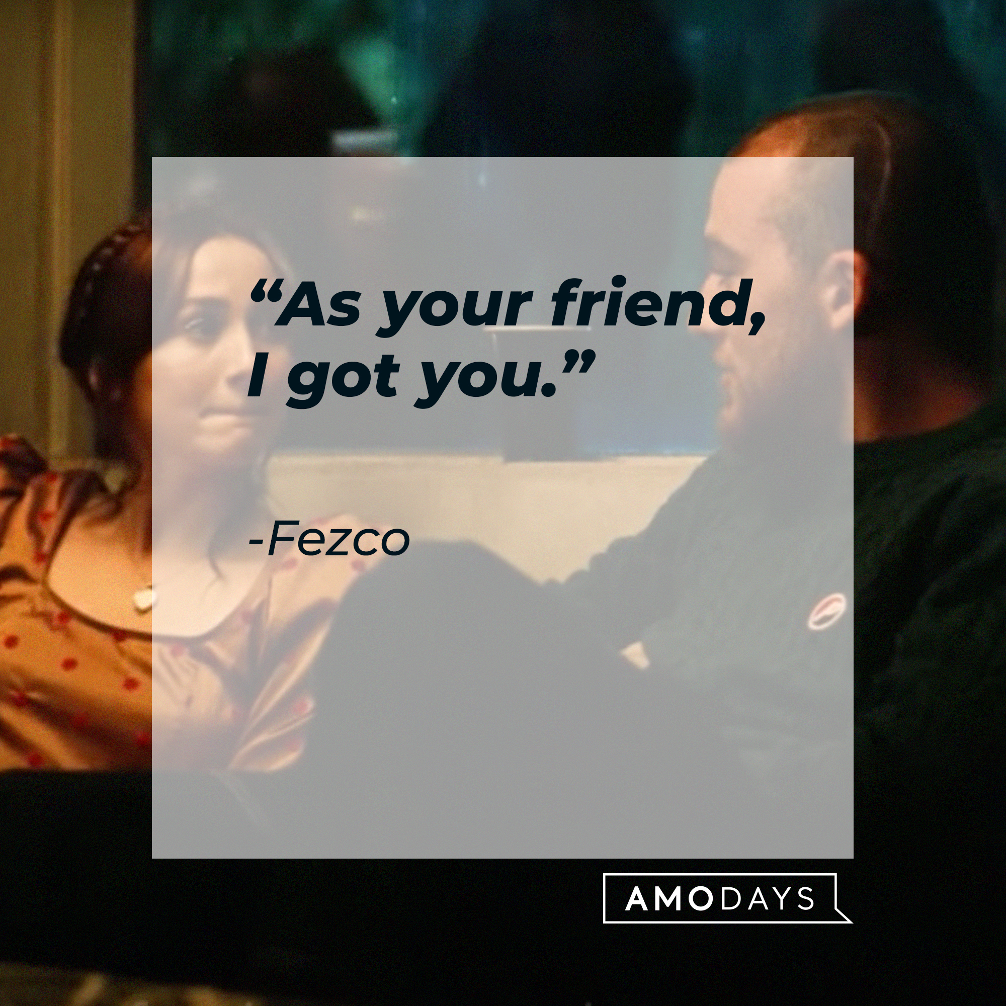 Fezco with Lexi and his quote: "As your friend, I got you." | Source: youtube.com/EuphoriaHBO