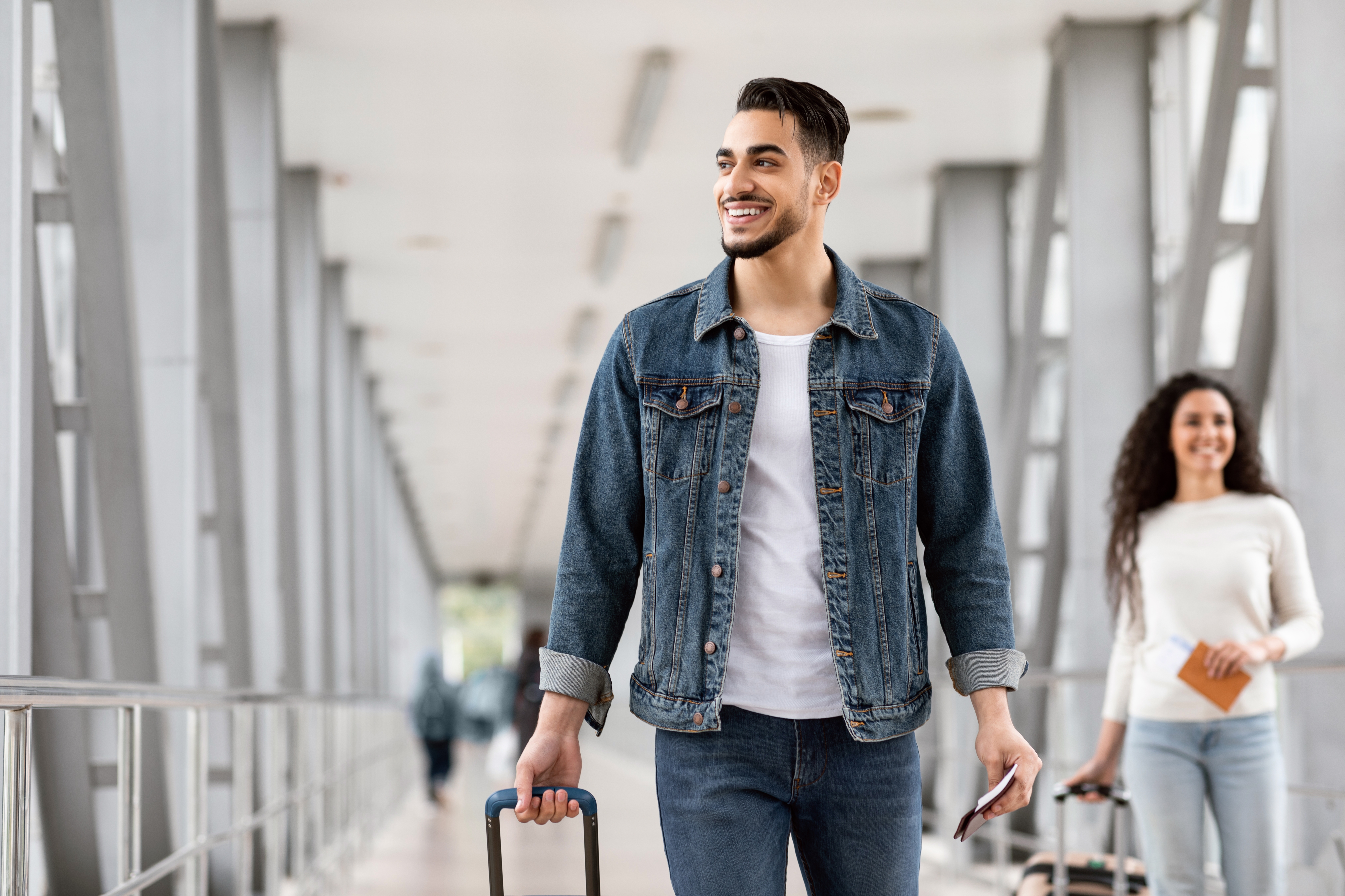 A man heading out on an adventure. | Source: Shutterstock