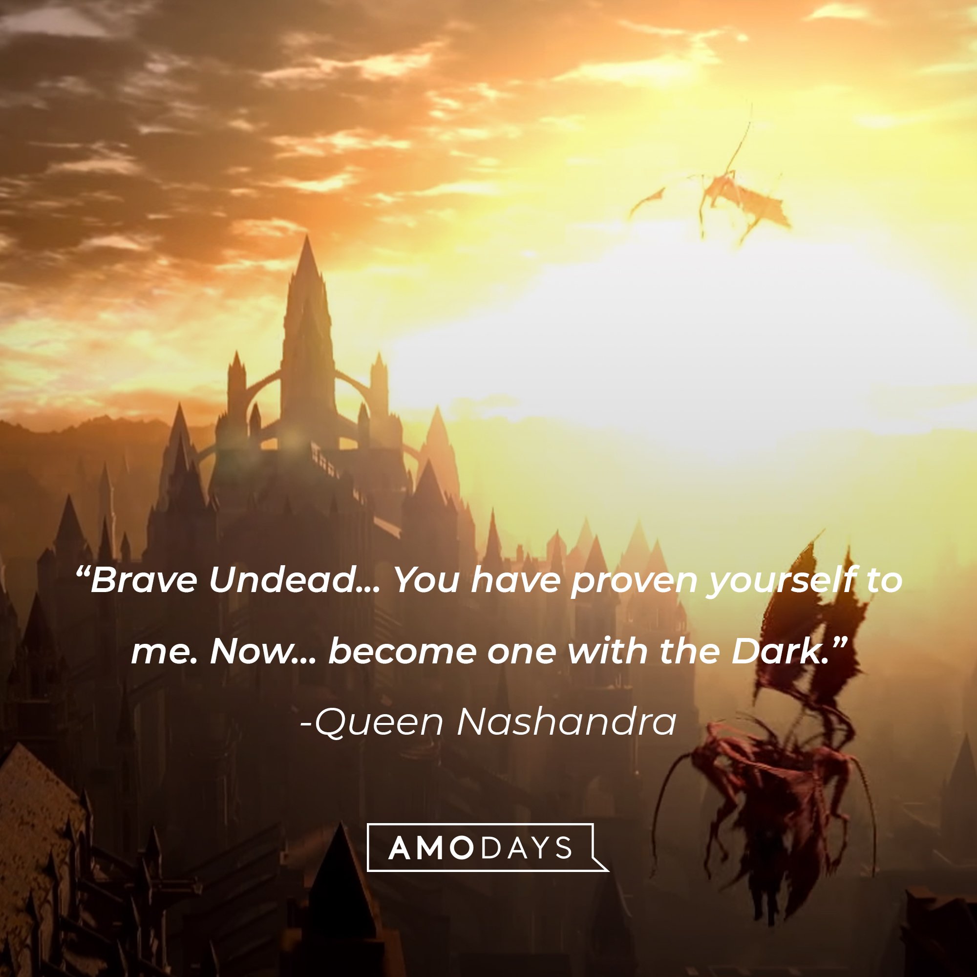 Queen Nashandra’s quote: "Brave Undead... you have proven yourself to me. Now... be one with the Dark." | Image: AmoDays