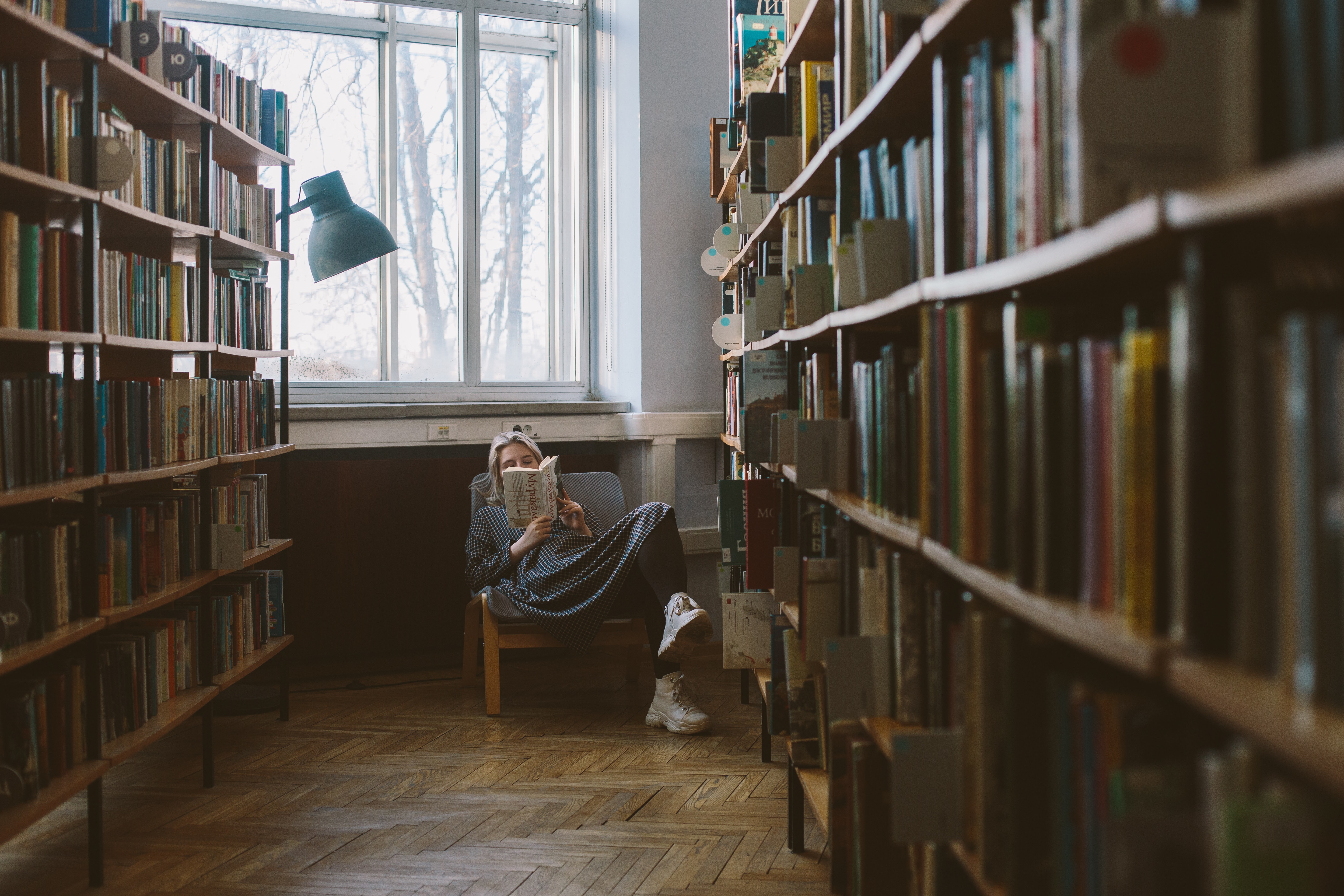 A woman reading. | Source: Pexels