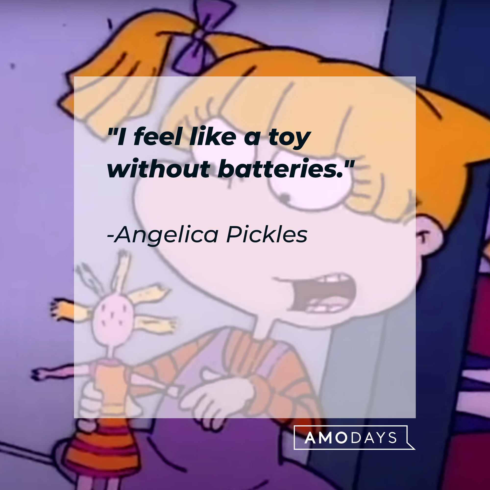 Angelica Pickles’ quote: "I feel like a toy without batteries." | Source: Facebook/Rugrats