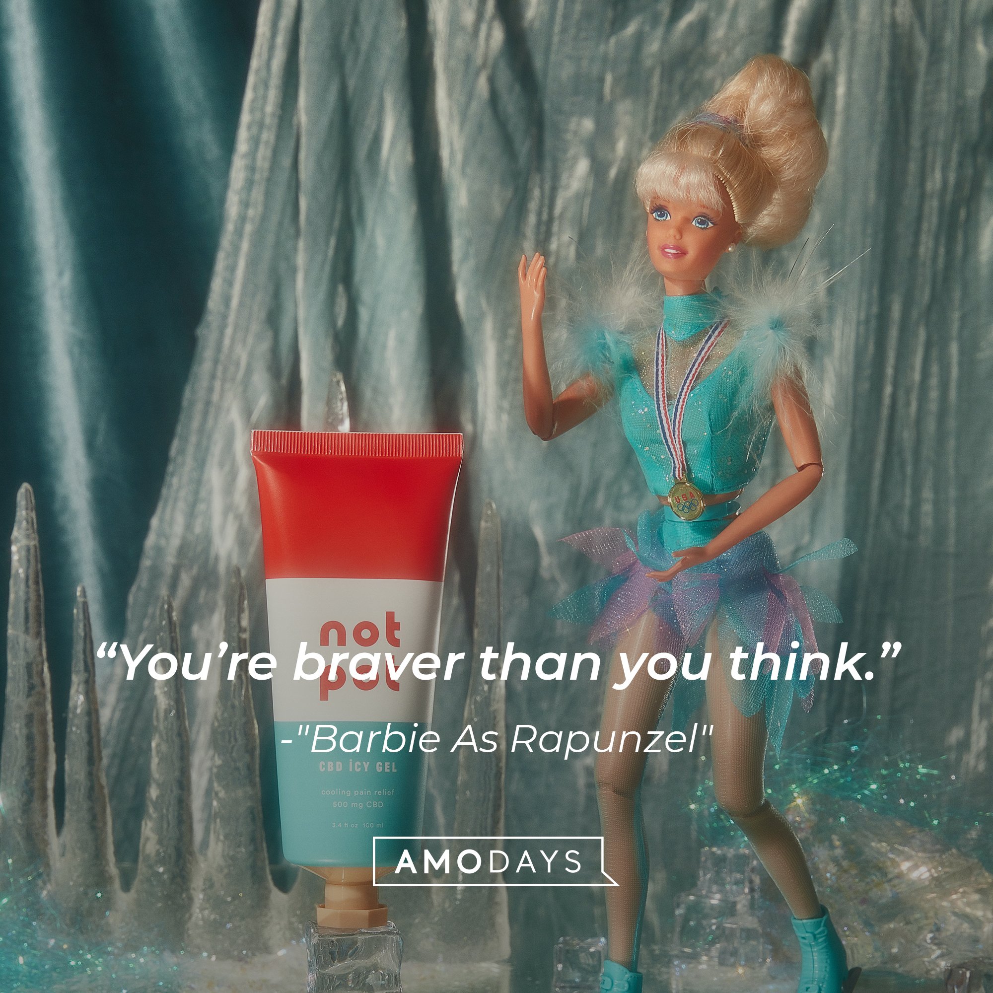 "Barbie In Swan Lake's" quote: "You’re braver than you think." | Image: AmoDays
