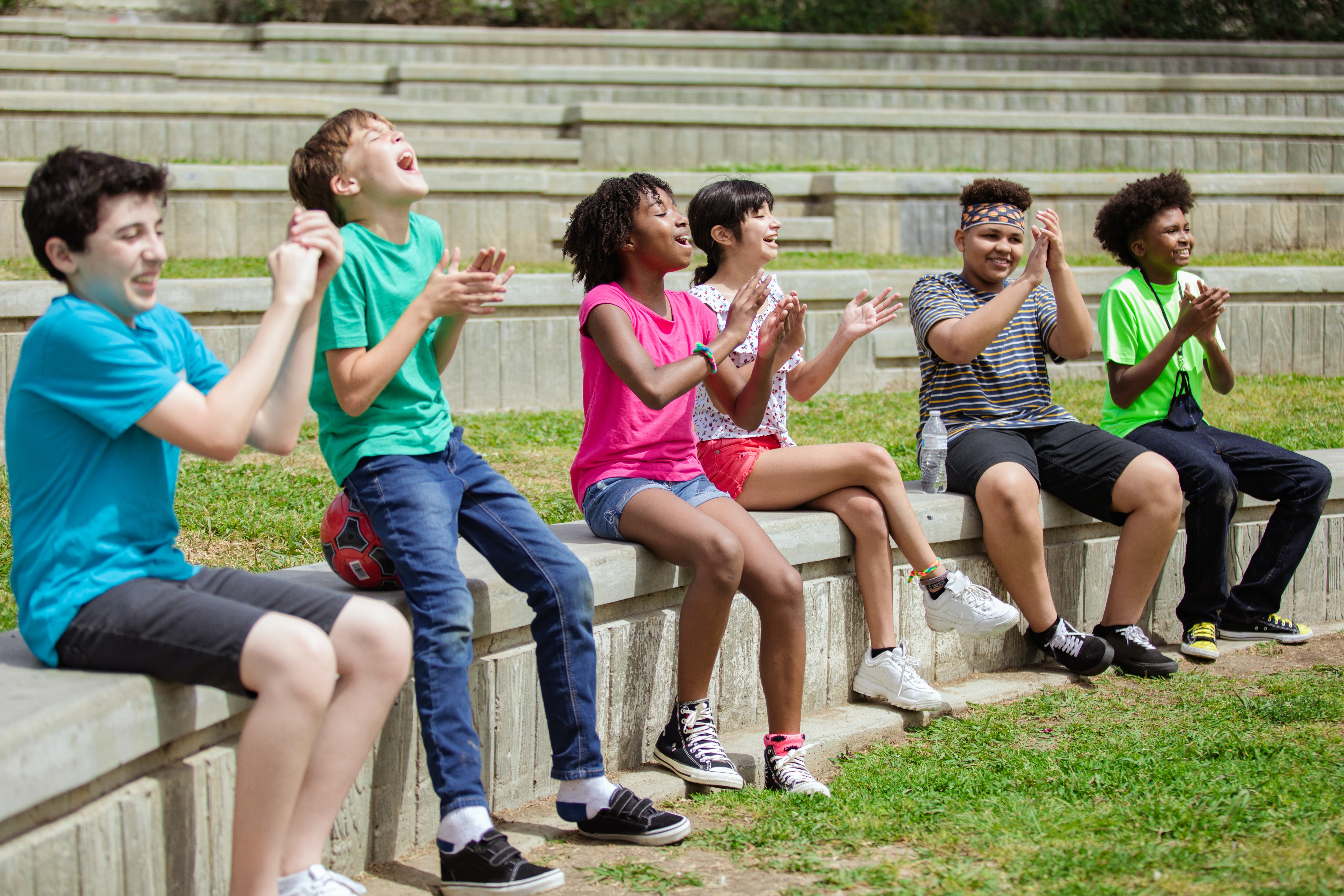 Peter's classmates paid him a surprise visit. | Source: Pexels