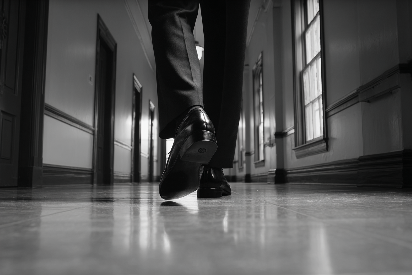 Odchodzący mężczyzna | Źródło: Midjourney