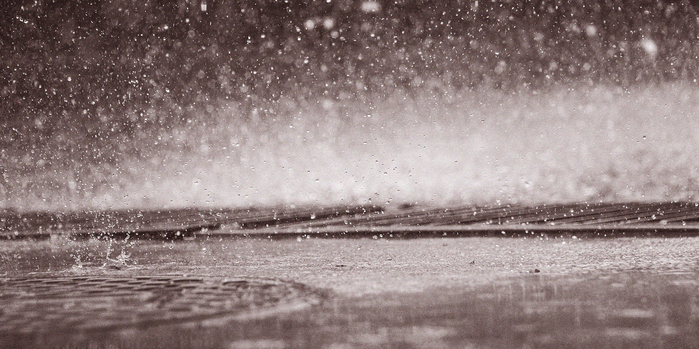 Unsplash | Rain hitting the pavement 