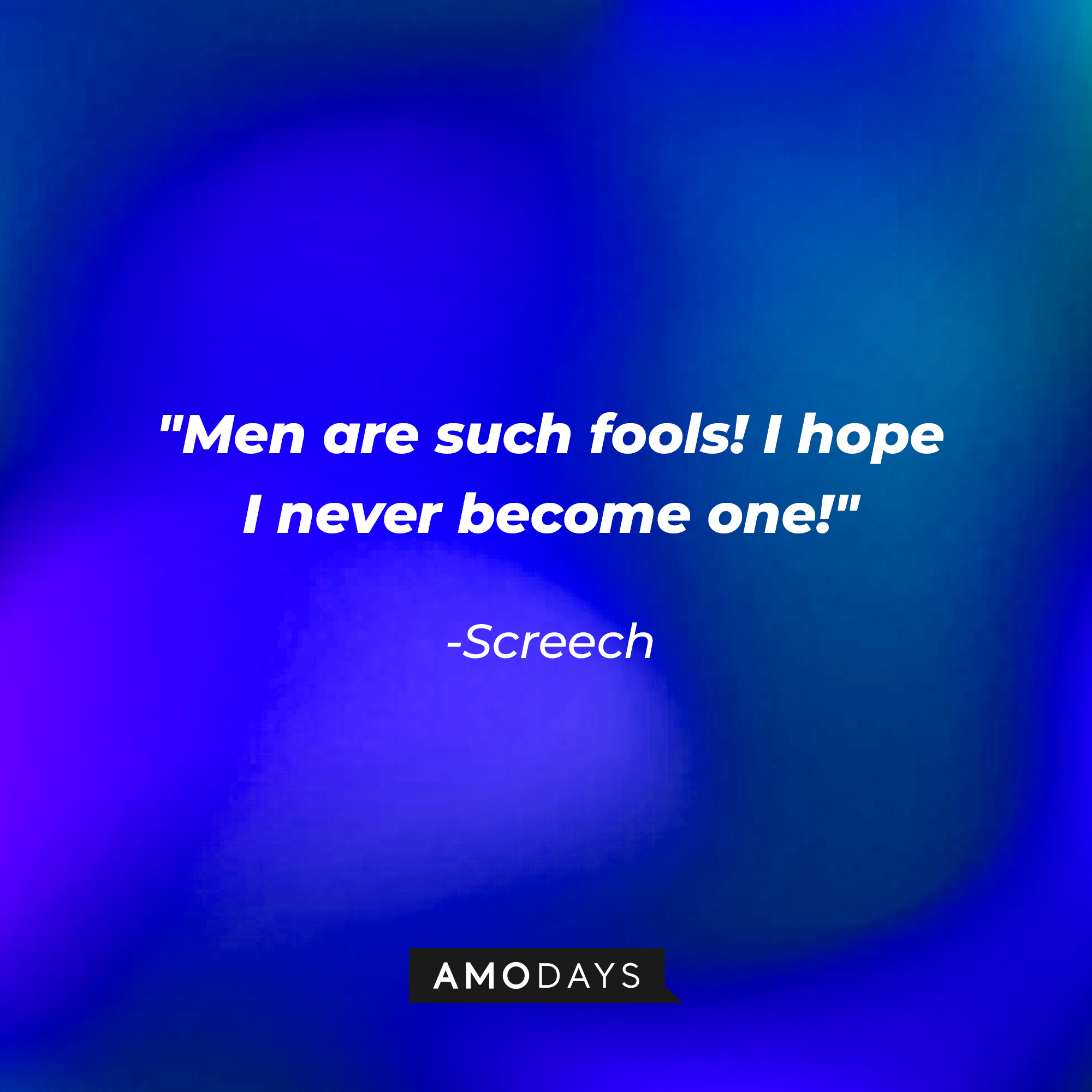 Screech with his quote, "Men are such fools! I hope I never become one!" | Source: youtube.com/SavedbytheBell