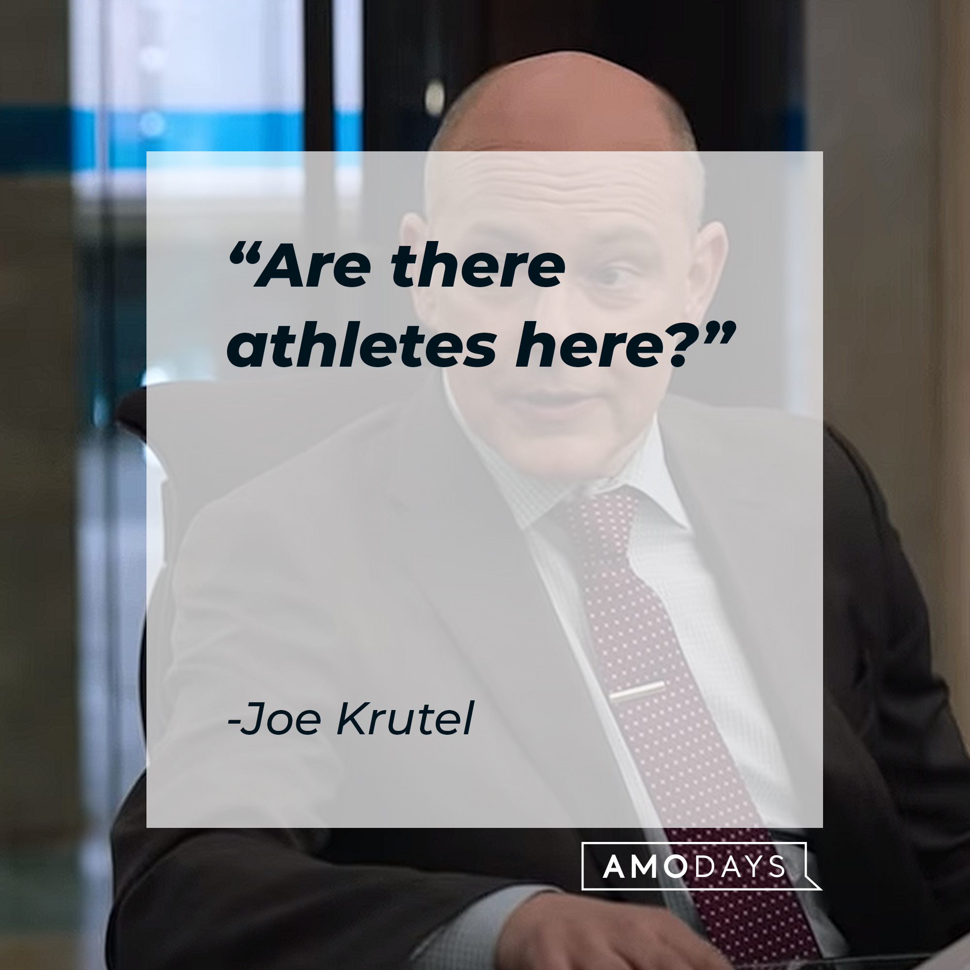 Joe Krutell, with his quote: “Are there athletes here?” | Source: youtube.com/HBO