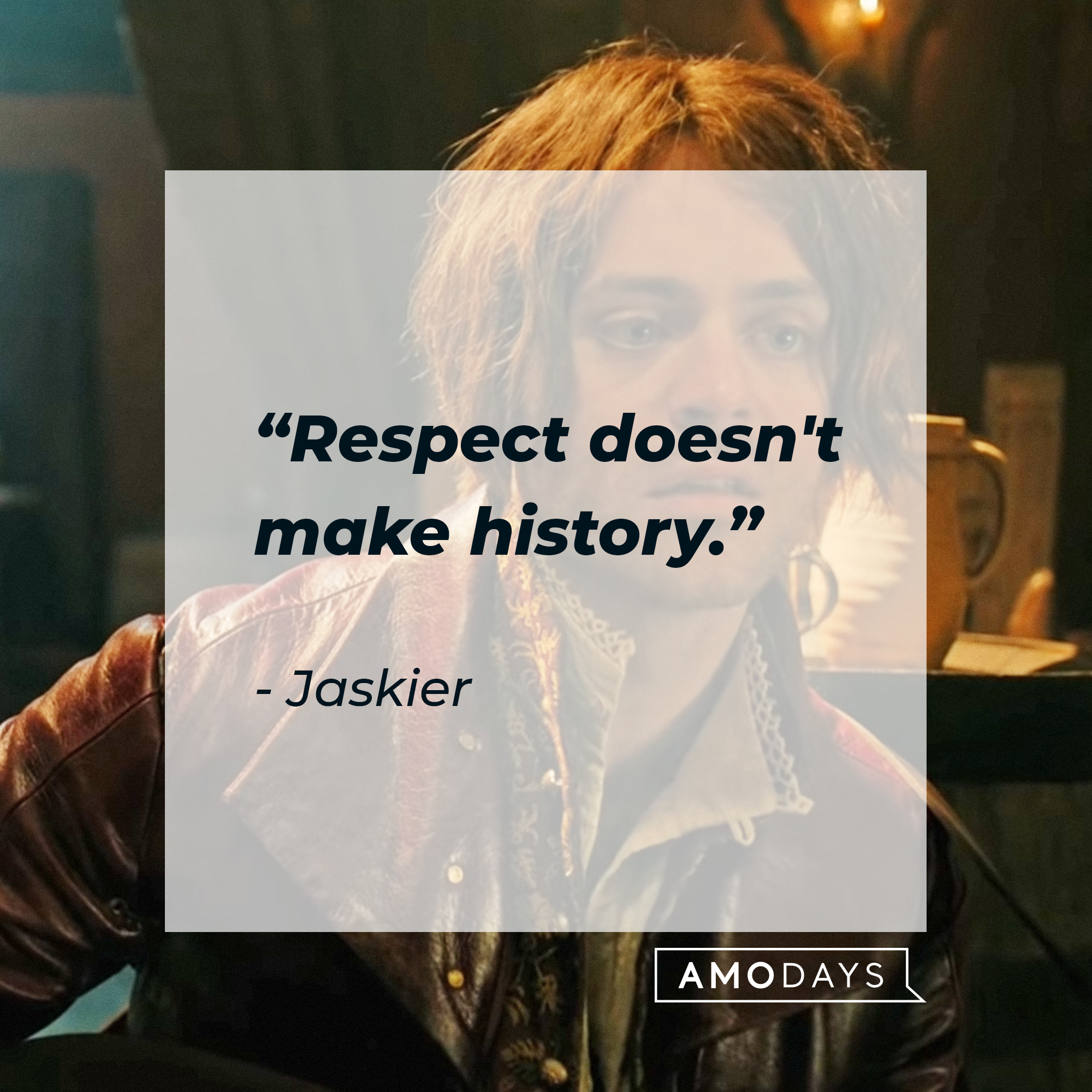 Jaskier's quote: "Respect doesn't make history." | Source: YouTube/Netflix