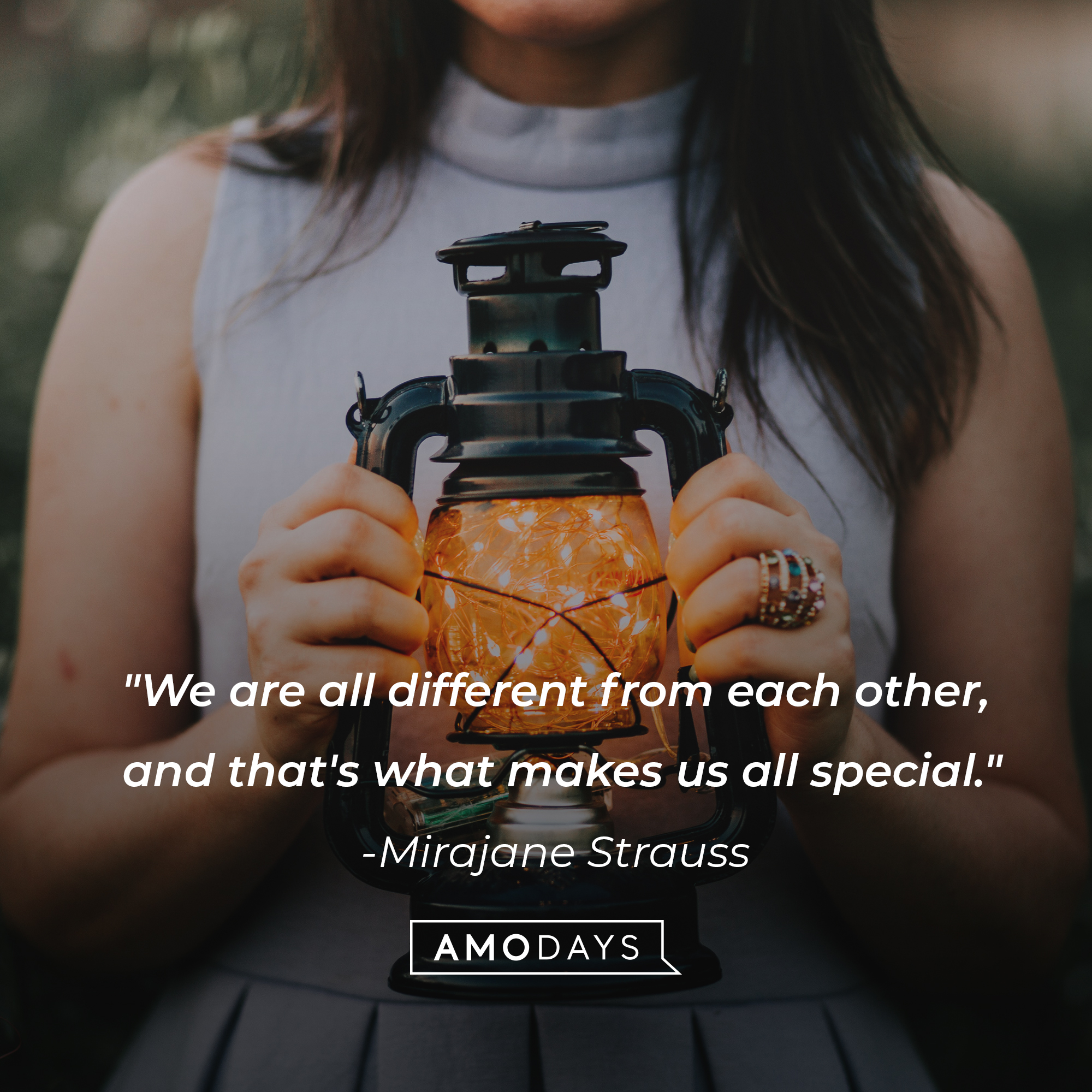 Mirajane Strauss' quote: "We are all different from each other, and that's what makes us all special." | Image: Unsplash