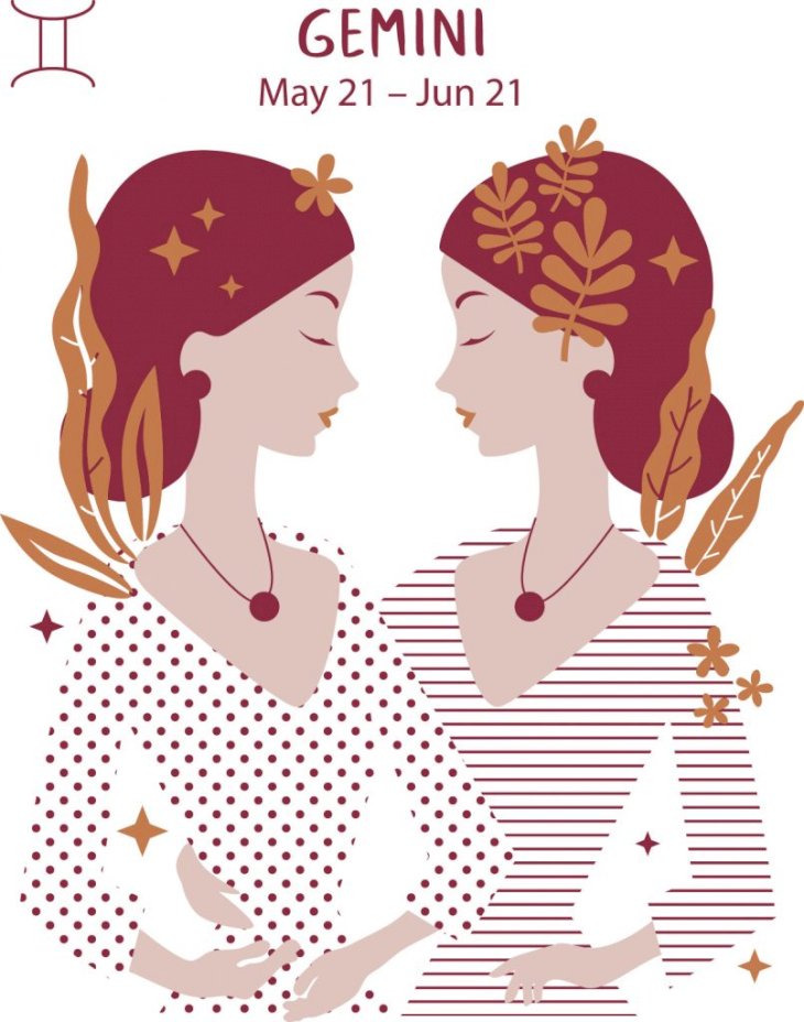 Illustration of the zodiac sign Gemini | Source: Womanly