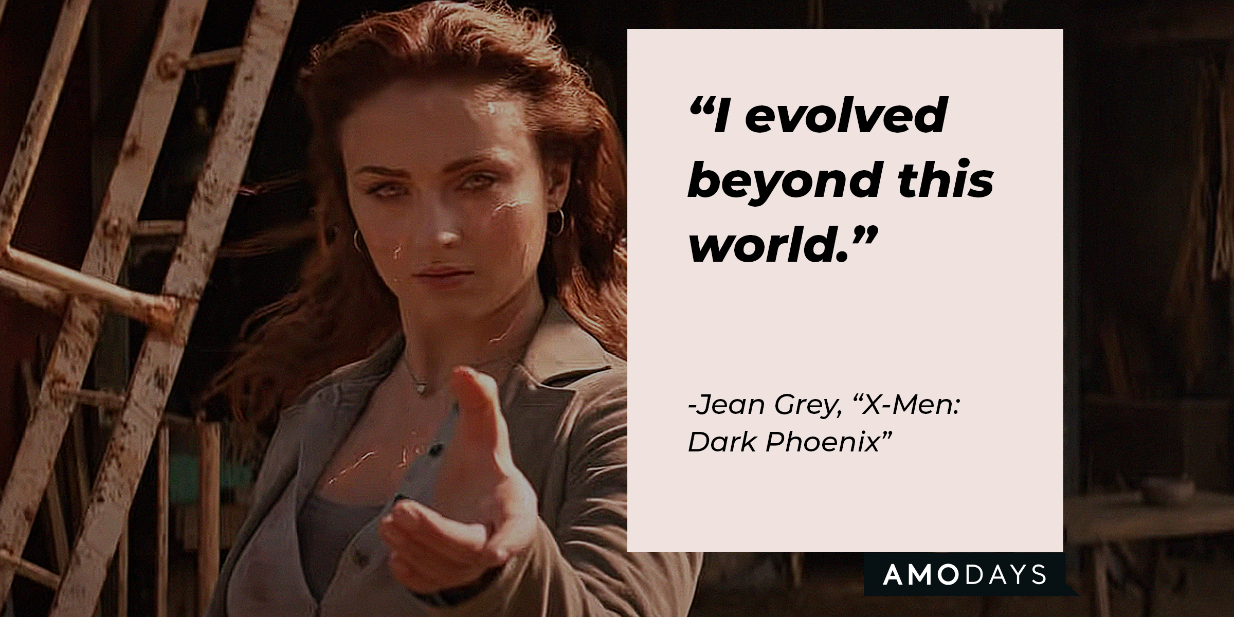 Jean Grey's quote: "I evolved beyond this world." | Image: Youtube.com/20thCenturyStudios