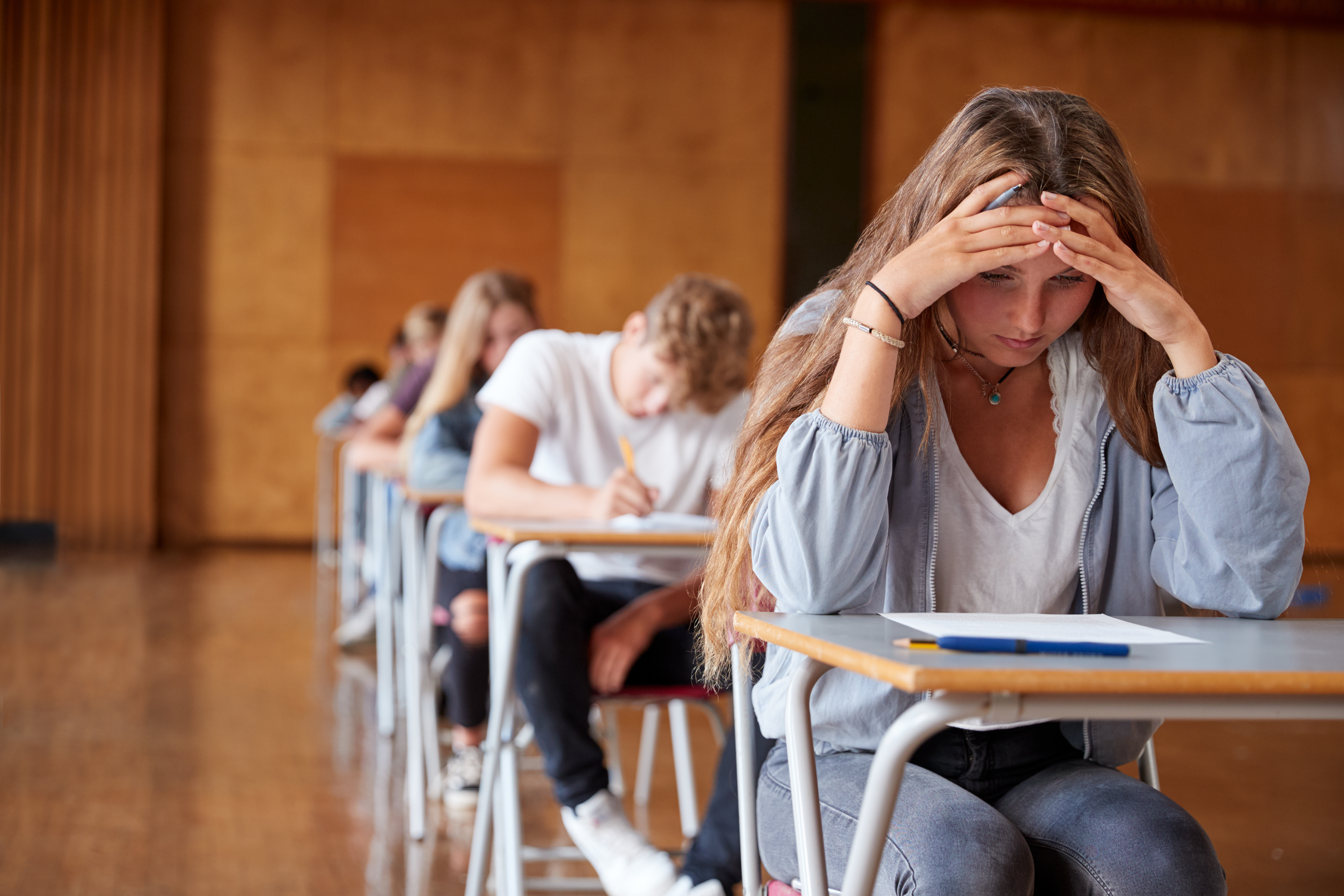 Students taking a test | Source: Shutterstock