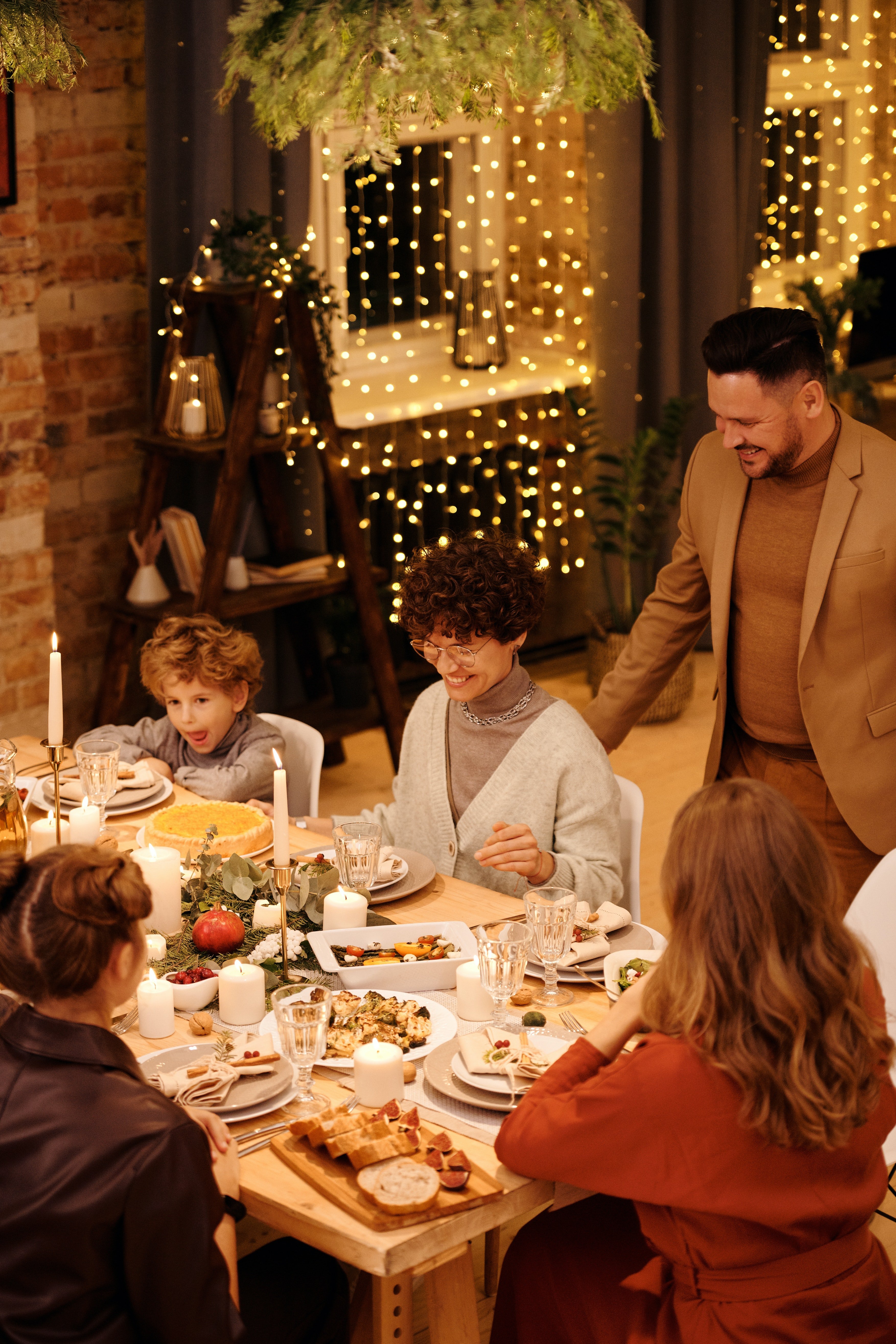 The Christmas dinner was wonderful. | Source: Pexels