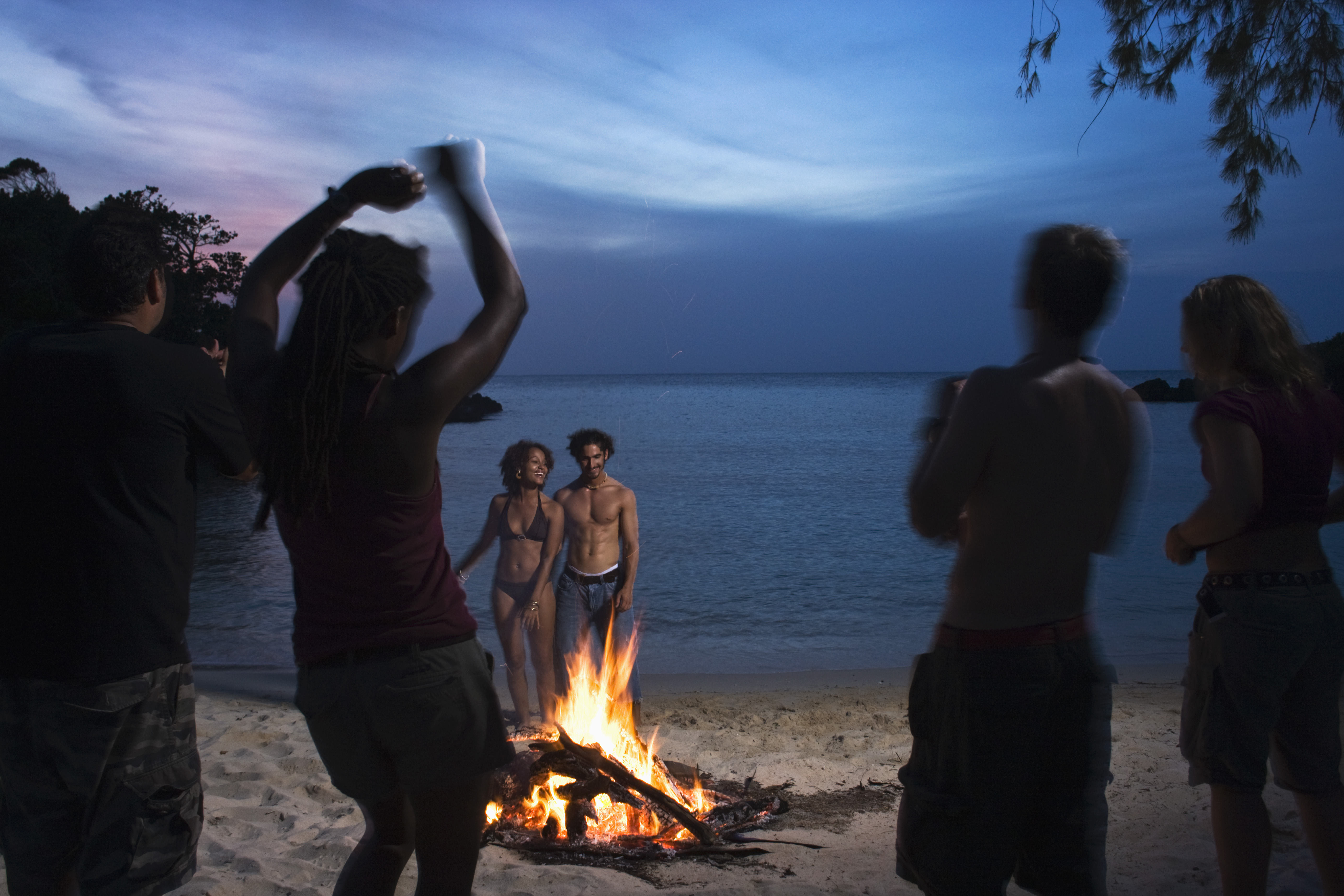 Beach bonfire. | Source Getty Images