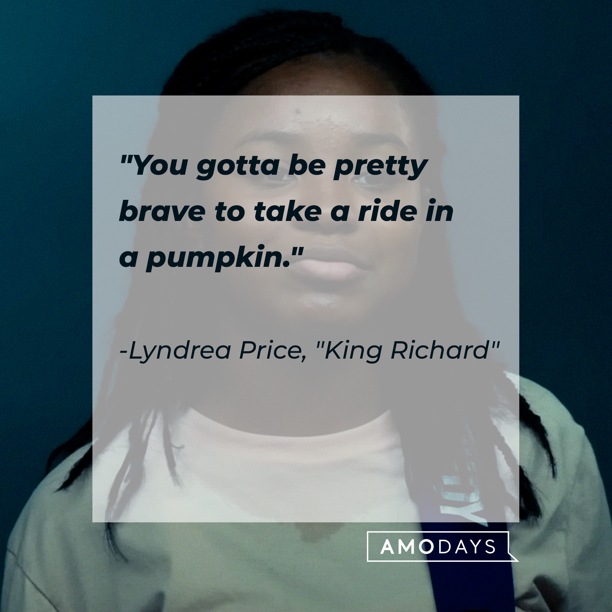Lyndrea Price‘s quote: "You gotta be pretty brave to take a ride in a pumpkin." | Image: youtube.com/WarnerBrosPictures