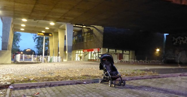 A stroller under a bridge | Source: Shutterstock