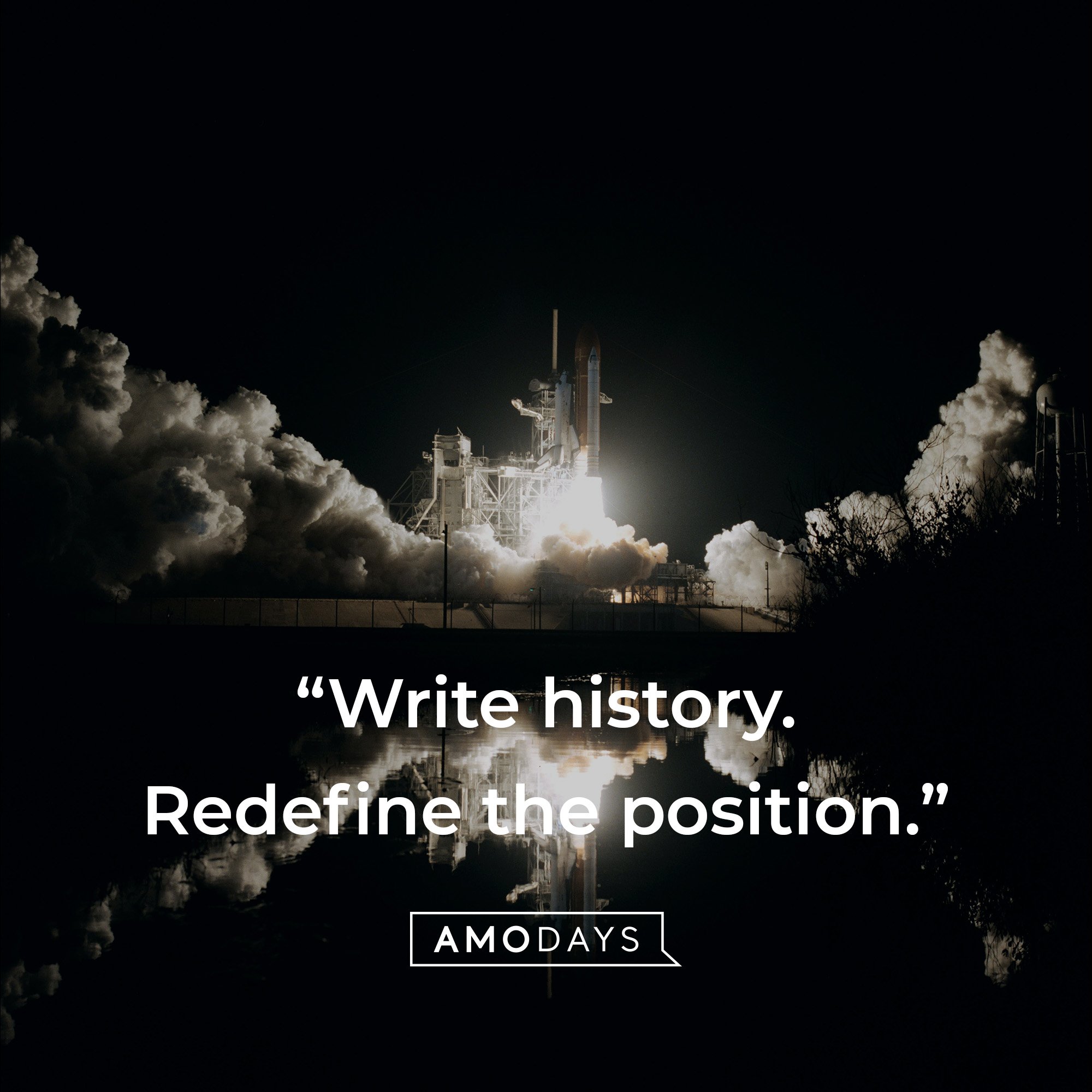 Nike’s quote: “Write history. Redefine the position.”  | Source: AmoDays