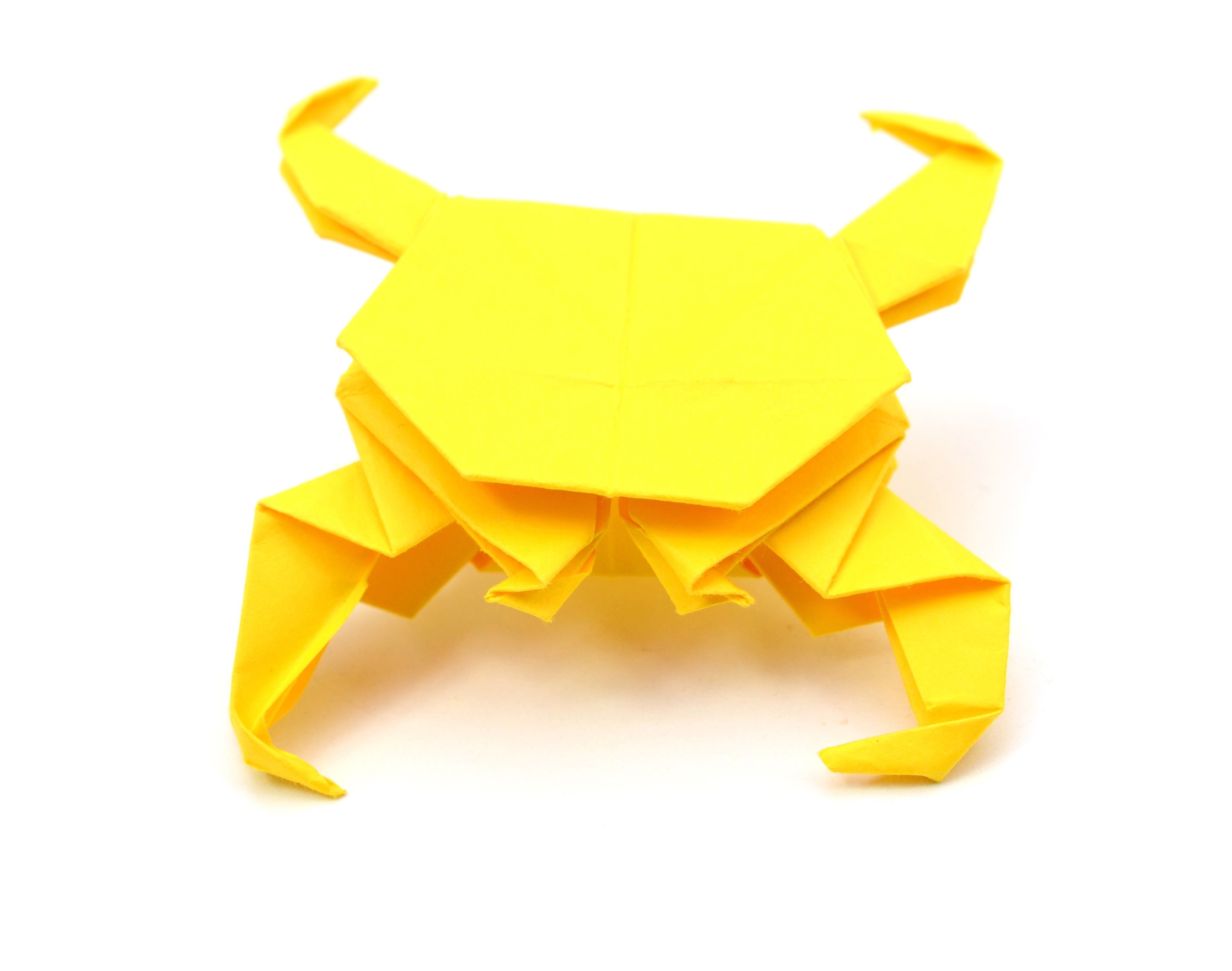 An origami paper crab. | Source: Getty Images